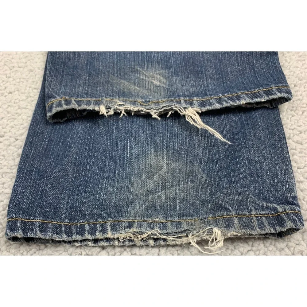 Levi's‎ 559 Jeans Mens 36x30 Blue Distressed Denim Relaxed Straight Fit